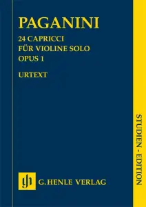 Nicolò Paganini: 24 Capricci Op.1 (Urtext Study Score)