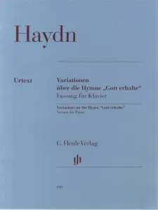Joseph Haydn: Variations On The Hymn Gott Erhalte" Version For Piano"