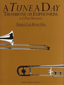 A Tune A Day For Trombone Or Euphonium Treble Clef Book One