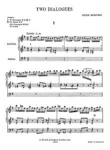 Hurford: Two Dialogues Organ