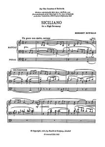Herbert Howells: Siciliano For A High Ceremony (Organ)