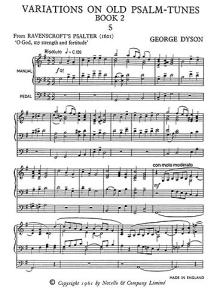 George Dyson: Variations On Old Psalm-tunes for Organ Book 2