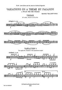 George Thalben-Ball: Variations On A Theme By Paganini For Organ Pedals