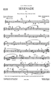 Musgrave: Serenade (Parts)