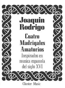 Rodrigo: Cuatro Madrigales Amatorios Medium Voice And Piano