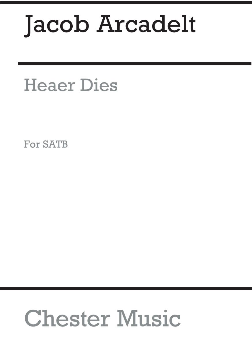 Jacques Arcadelt: Haec Dies