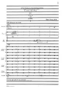 Robert Saxton: Viola Concerto (Full Score)