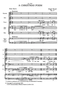 Hugh Wood: A Christmas Poem Op.27