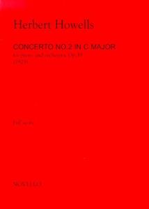 Herbert Howells: Piano Concerto No.2 In C Major Op.39 (Score)