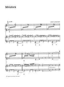 Witold Lutoslawski: Miniatura