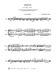 Philip Wilby: Partita For Brass Quintet (Parts)