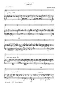 Anthony Payne: Adlestrop for Soprano and Piano (A4 Score)