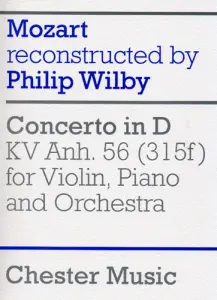 W.A. Mozart: Concerto in D KV Anh.56, reconstructed by Philip Wilby