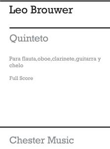 Leo Brouwer: Quinteto (Score)