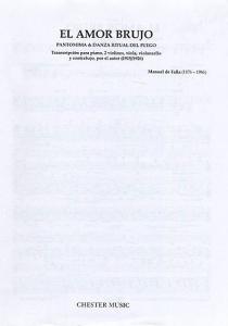 Manuel De Falla: Pantomime And Ritual Fire Dance (String Parts Only)