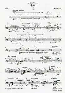Kaija Saariaho: Pres (Cello Part)