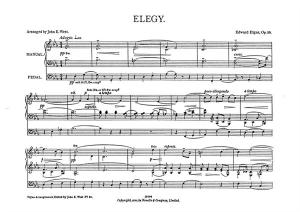 Edward Elgar: Elegy For Organ