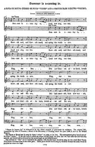 Summer Is A-Coming (3/4-Part Round)