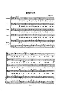 Basil Harwood: Magnificat And Nunc Dimittis In A Flat