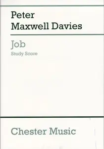 Peter Maxwell Davies: Job (Study Score)