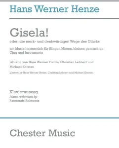 Hans Werner Henze: Gisela! (Vocal Score)