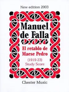 Manuel De Falla: El Retablo De Maese Pedro (Study Score)
