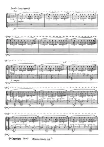 Karen Tanaka: Crystalline III For Piano