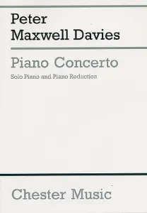Peter Maxwell Davies: Piano Concerto (2 Piano Score)