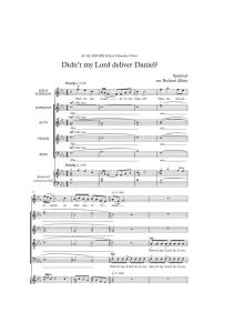 Richard Allain: Didn't My Lord Deliver Daniel?