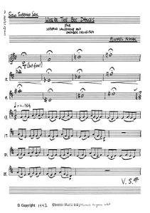 Michael Nyman: Where The Bee Dances Soprano Saxophone