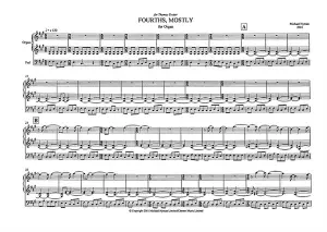Michael Nyman: Fourths Mostly For Organ Solo