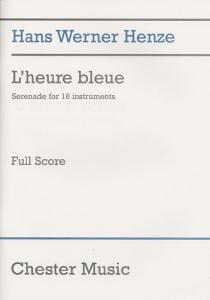 Hans Werner Henze: L'Heure Bleue Full Score