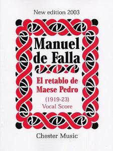 Manuel De Falla: El Retablo De Maese Pedro (Vocal Score)