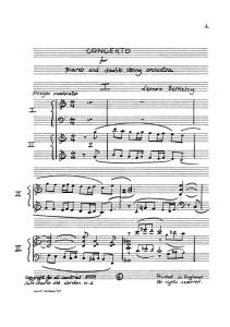 Lennox Berkeley: Concerto For Piano and Double String Orchestra (2 Piano Version