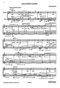 Kaija Saariaho: Changing Light