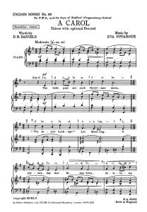 Eva Fovargue: A Carol