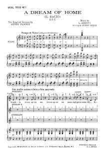 Arditi, L Dream Of Home (Il Bacio) Ss