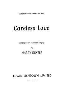 Dexter, H Careless Love 2-pt/Pf
