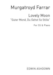 Lovely Moon (Guter Mond, Du Gehst So Stille) - SS/Piano