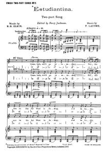 Lacome, P Estudiantina 2-pt/Pf