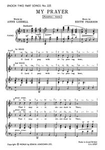 Pearson, E My Prayer 2-pt/Pf