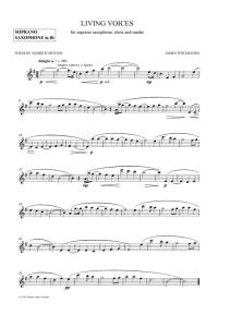 James Whitbourn: Living Voices (Score)