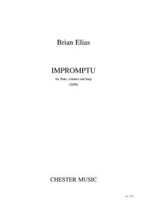 Brian Elias: Impromptu - Flute/Clarinet/Harp