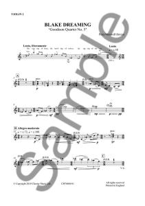 Peter Maxwell Davies: Blake Dreaming 'Goodison Quartet No.5'