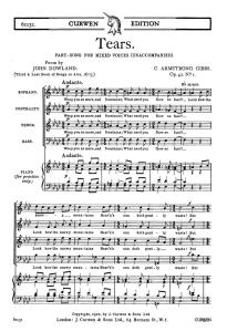 Armstrong Gibbs Tears Satb (Unaccompanied)