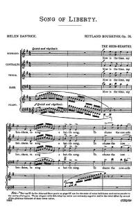 Rutland Boughton: Song Of Liberty Op.31