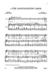 Thiman, E The Flower Of Bethlehem Voice And Piano