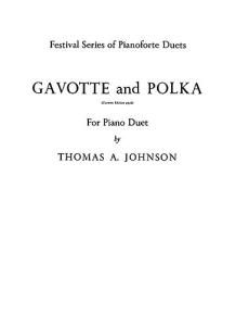 Johnson Gavotte And Polka Piano