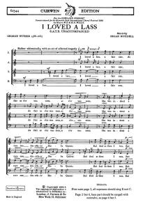 Boydell, B I Loved A Lass Satb