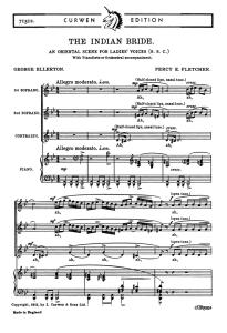 Fletcher, P The Indian Bride Ssa/Piano